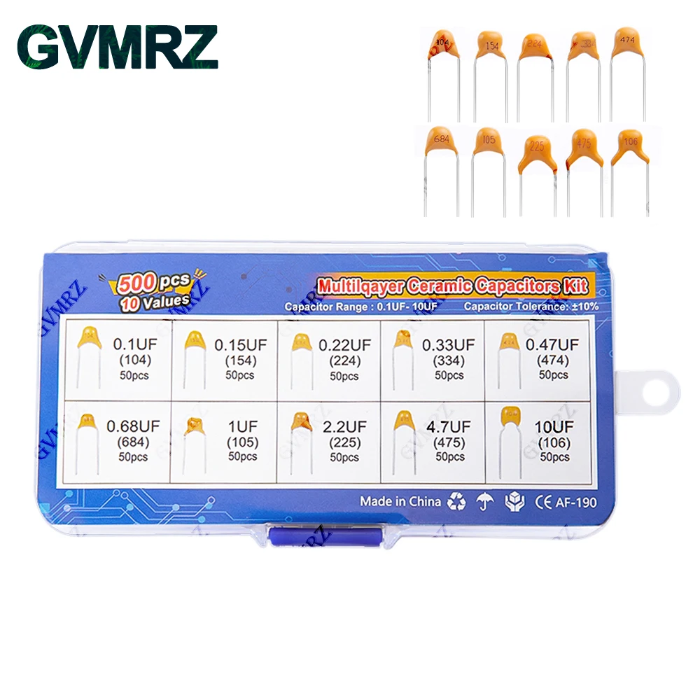 

10 значений монолитный керамический конденсатор 0,1 мкФ-10 мкФ комплект 0,15 мкФ 0..22 мкФ 0,33 мкФ 0,47 мкФ 0,68 мкФ 1 мкФ 2,2 мкФ 4,7 мкФ каждая 50 шт.