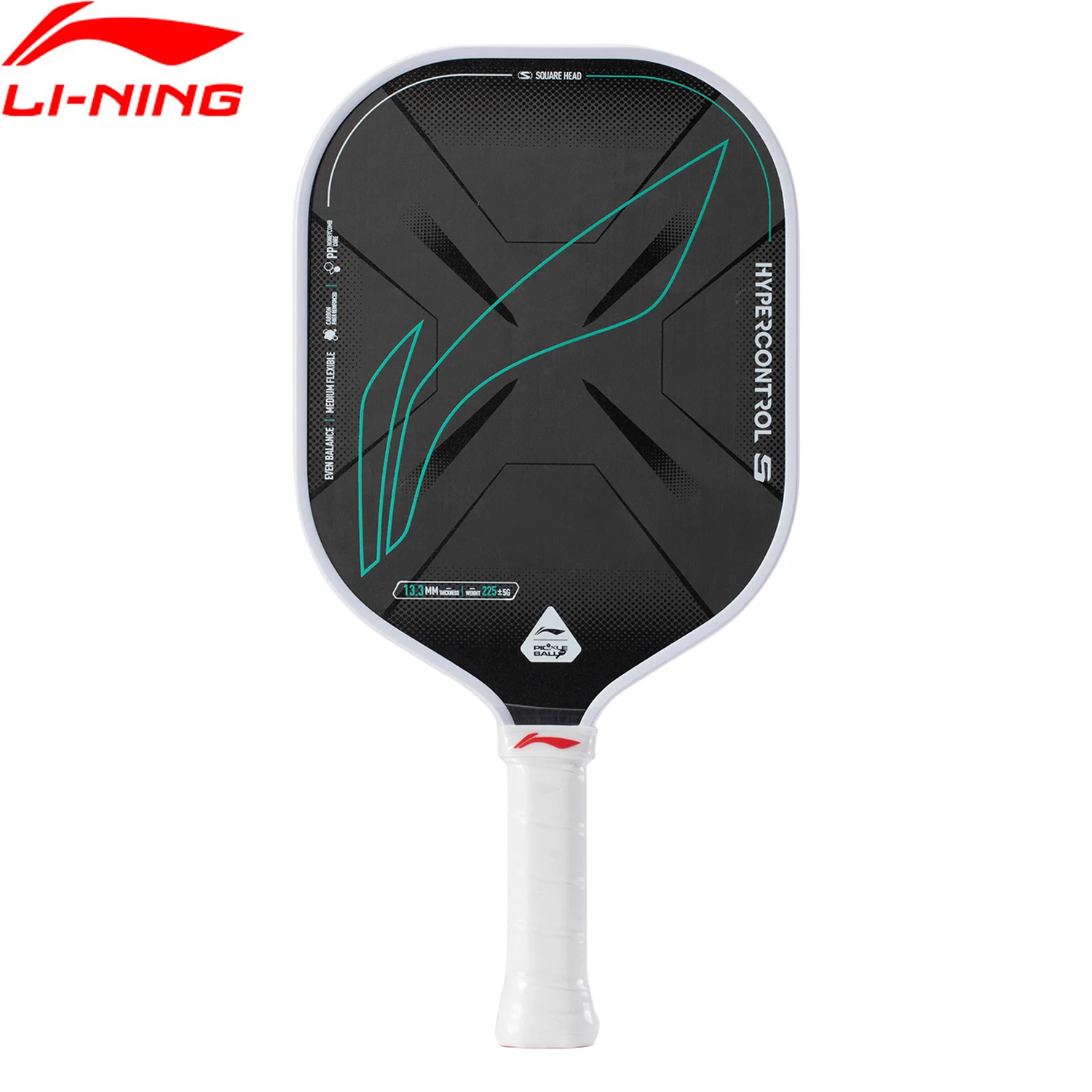 

Li-Ning Unisex HYPERCONTROL 5 Carbon Fiber Pickleball Paddle with PP Honeycomb Core LiNing Advanced Pickleball Rackets ACPV035