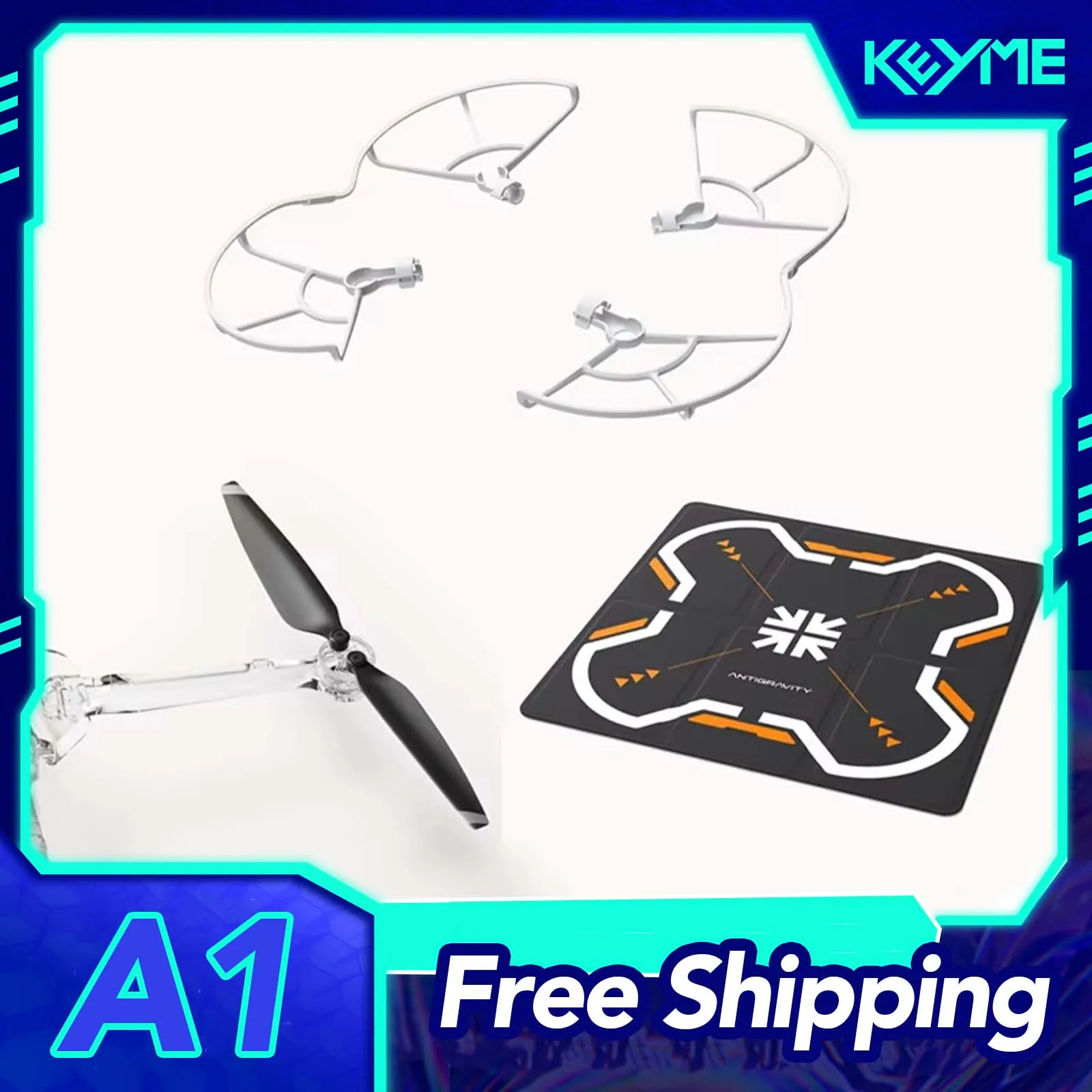 

Оригинальные аксессуары для дрона Insta360 8K: пропеллер/защитный кожух/крышка для панорамной съемки с воздуха (антигравитационная серия A1)