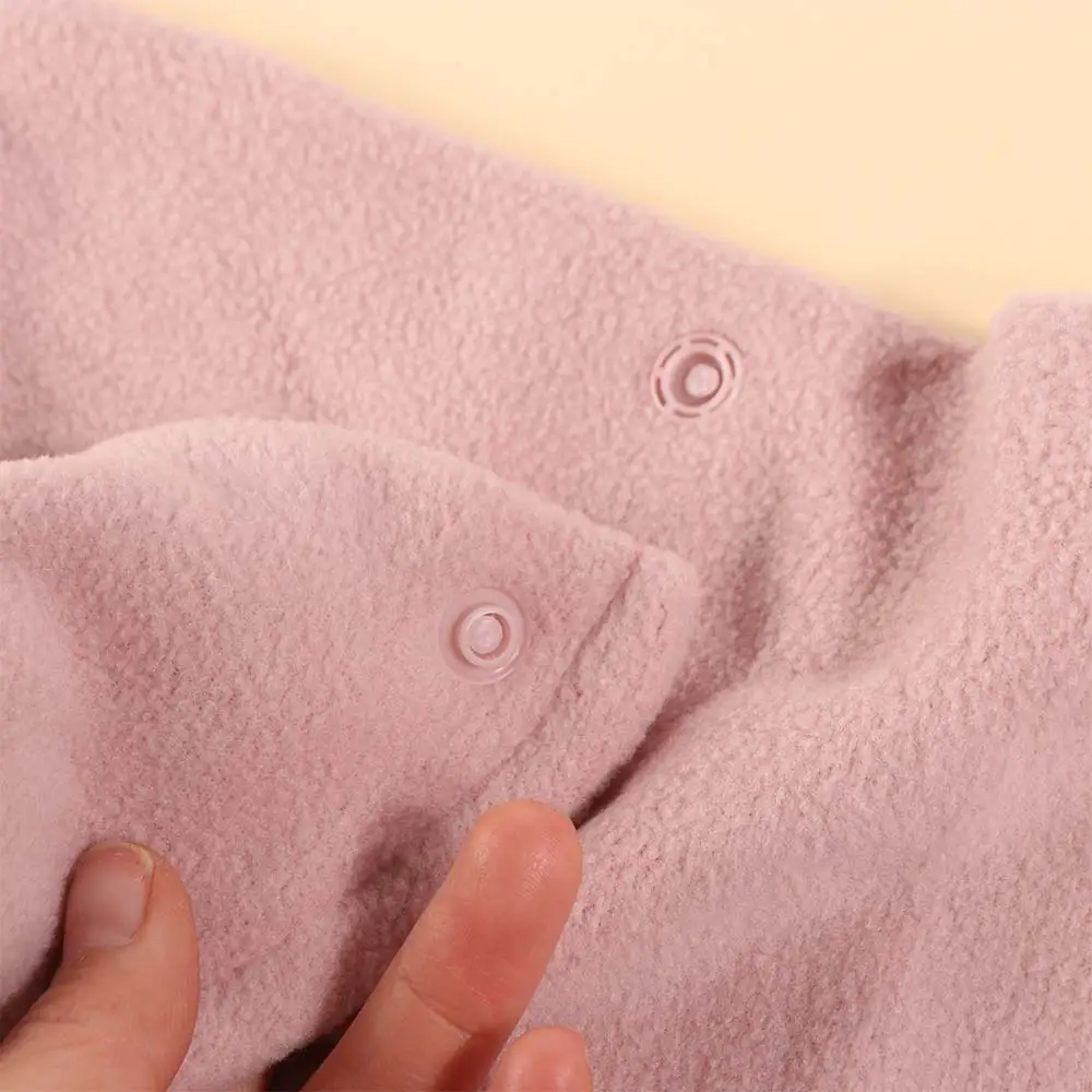 sweet Solid Color Fleece Neck Scarf Multifunctional Thickened Neck Protector Keep Warm Windproof Neck Cover Winter