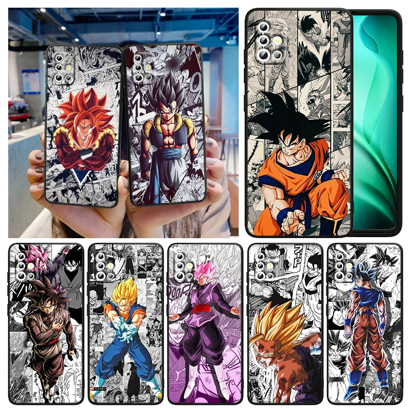 Funda de teléfono negra para Samsung, carcasa de Manga d-dragon Ball Z Art para Samsung A53, A52, A33, A32, A51, A71, A21S, A13, A73, A50, A22, A23, A03, A72, A54, A12, A05, 5G