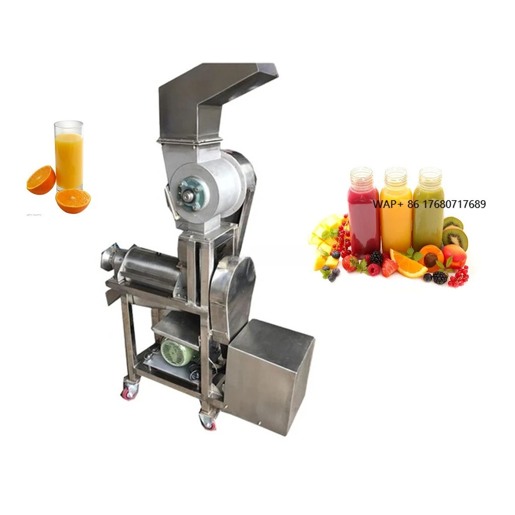 

Spiral Juicer Coconut Juice Crusher/fruit Vegetable Crush Juicing Production Line/ Orange Juice Extractor Machine HJ-CM025