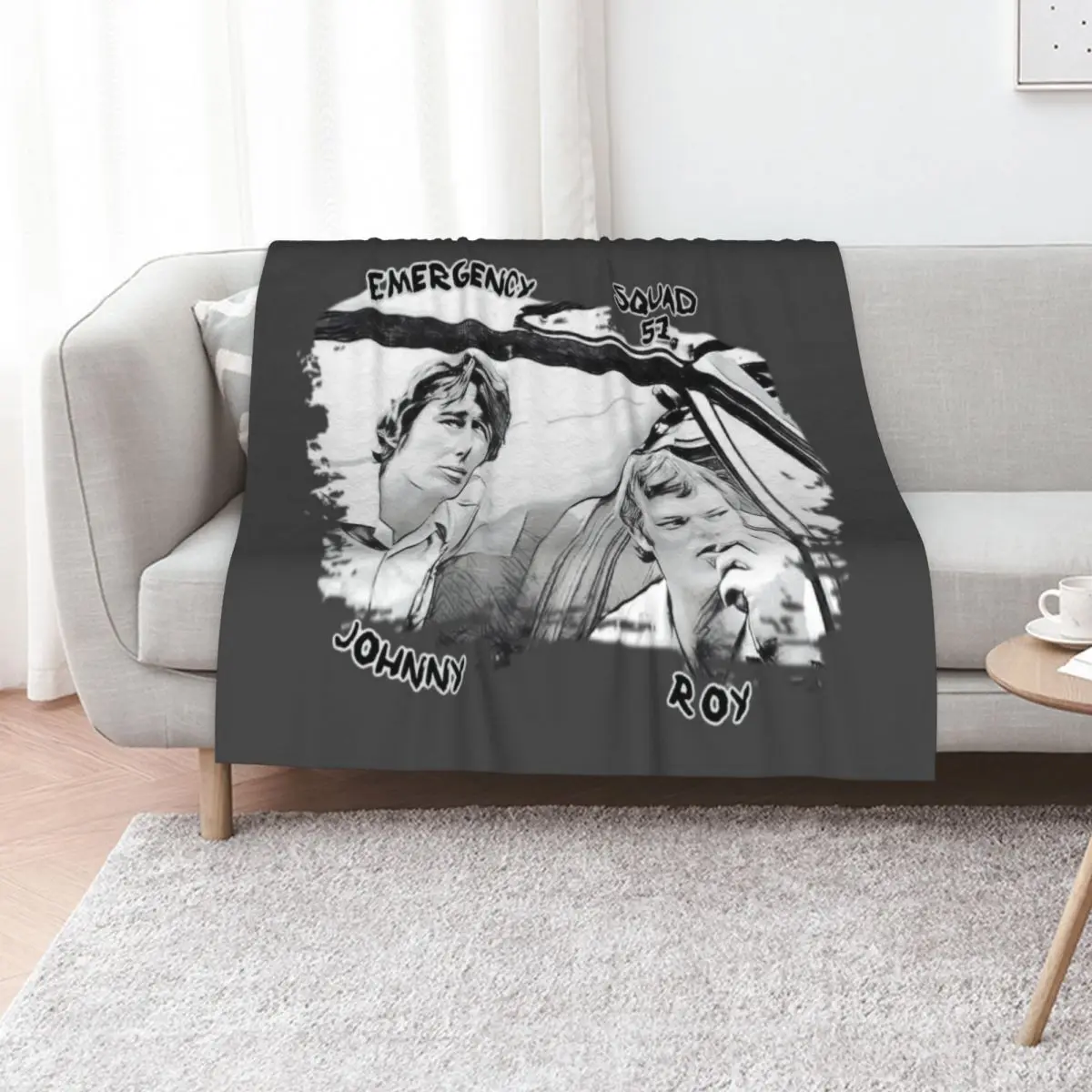 Emergency TV Show Roy and Johnny Throw Blanket bed plaid wednesday Thins decorative for sofa Luxury Thicken Blankets