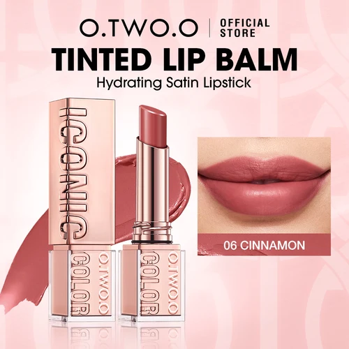 Imagen 1 del producto O.TWO.O-pintalabios mate, tinte labial, brillo de labios 24h de larga duración, hidratante, suave, no pegajoso, maquillaje de lápiz labial satinado brillante