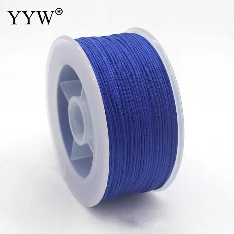 1mm 1.3mm 1.8mm 2mm filo di Nylon filo poliammide nodo cinese braccialetto di corda di macramè corda intrecciata nappe fai da te filo di perline