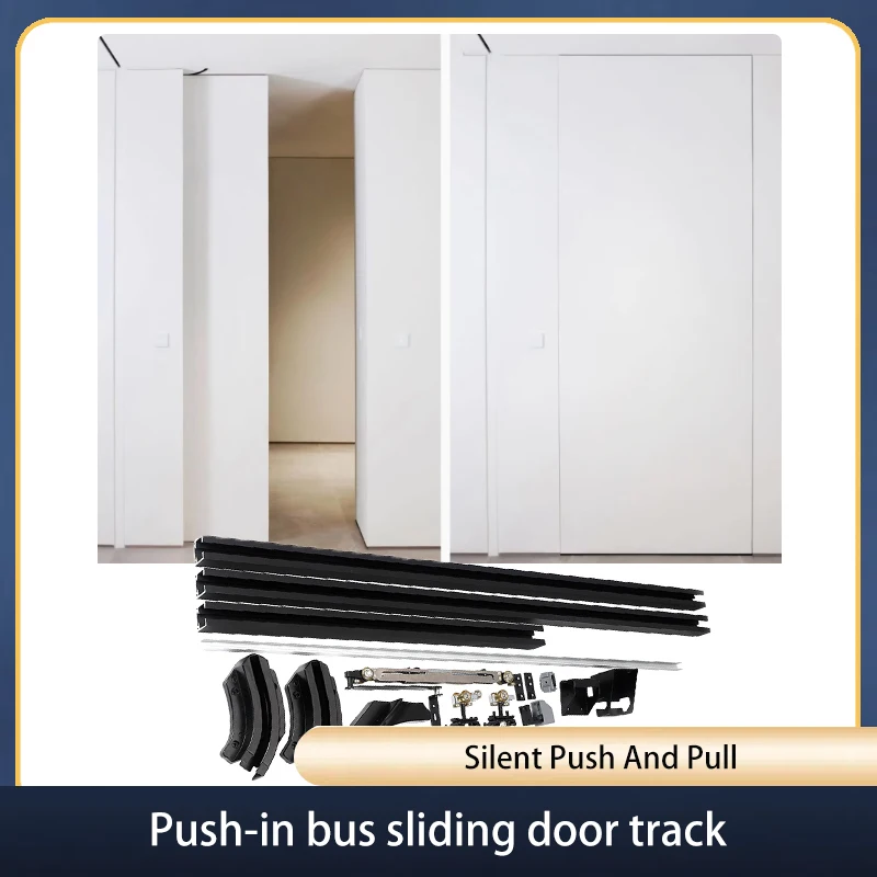 

Internal Push Bus Sliding Door Track Invisible Flat Door Crane Slide Rail Background Wall Sliding Sliding Hidden Door Guide Rail