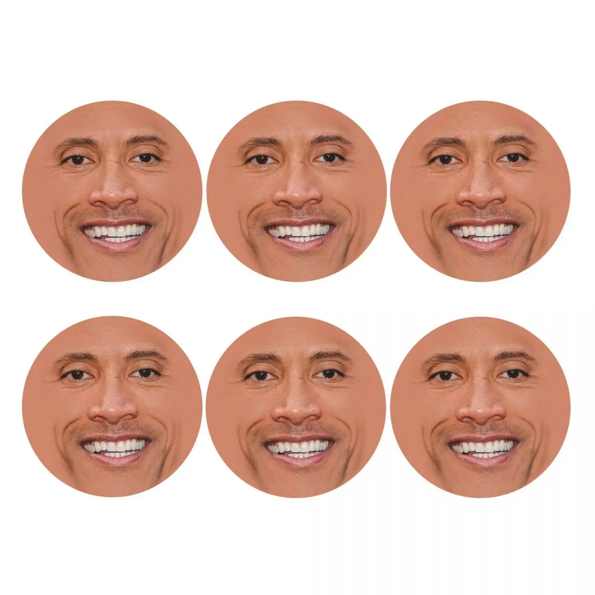 Dwayne Coasters PVC Leather Placemats Non-slip Coffee Mats for Decor Home Dining Pads Set of 6