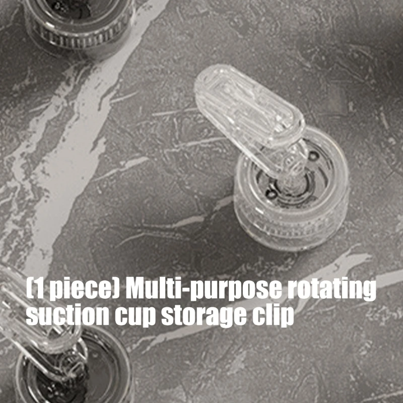 

Rotating Wall Mount Clip Not Damage Installation Bathroom Storage Accessories Flexible Positioning High Weight Capacity 37JD