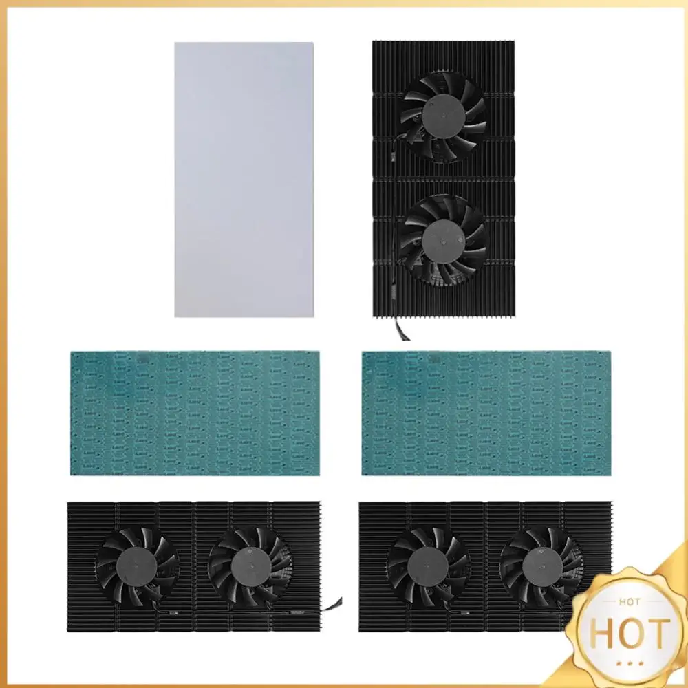 

GPU Backplane Radiator Graphics Card Backplane Heatsink Alloy Aluminum Video Memory VRAM Radiator for RTX 3090 3080 3070