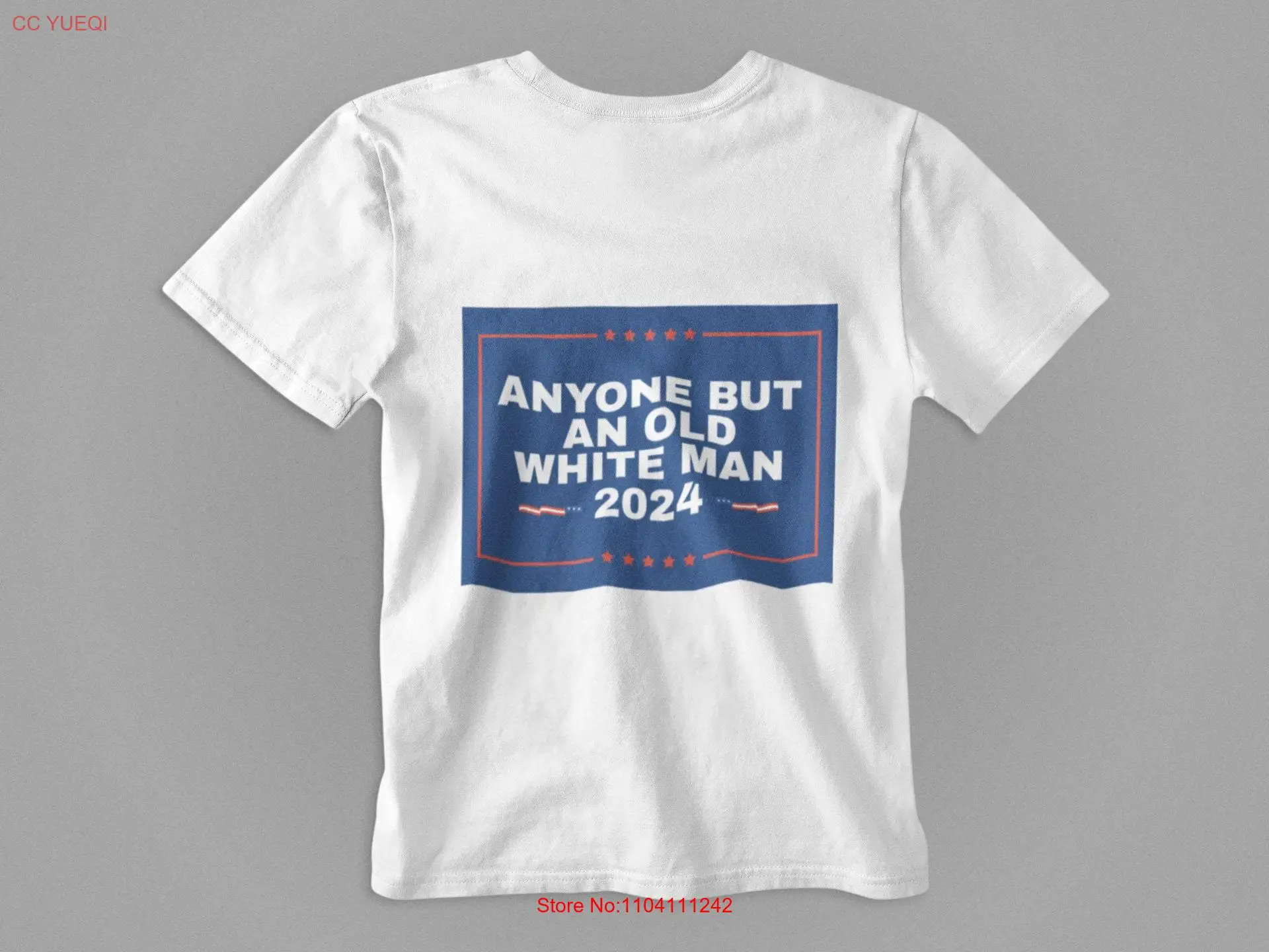 

Любой, но футболка Old White Man Political Humor Election 2024, длинные или короткие рукава