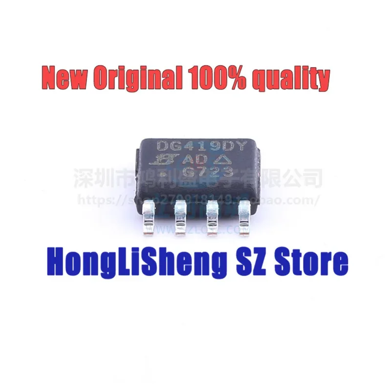 10pcs/lot DG419DY-T1-E3 DG419DY DG419 SOP8 Chipset 100% New&Original In Stock