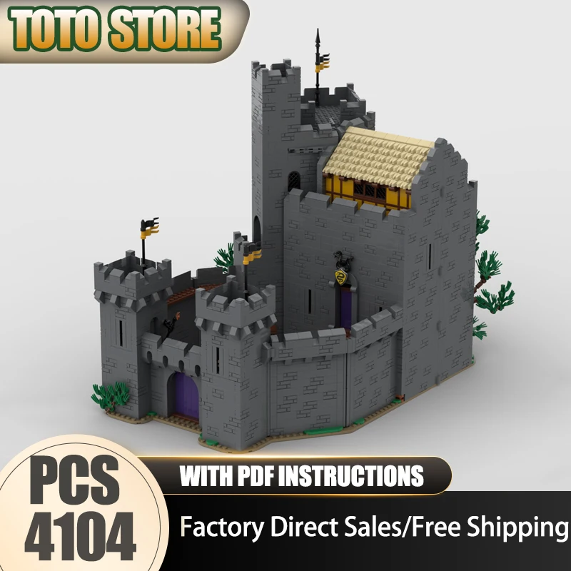 

Medieval Castle Model Moc Building Bricks Serpent Hall Model Technology Modular Block Toys DIY Assembly Christmas Gifts
