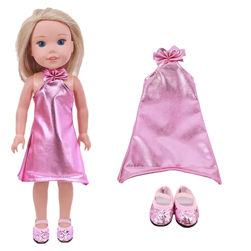 Juego de ropa de muñeca de 14,5 pulgadas, ropa diaria informal bonita, accesorios para muñecas Paola Reina de 32-34Cm, juguetes para niñas, regalos, zapatos para muñecas, 1 Juego