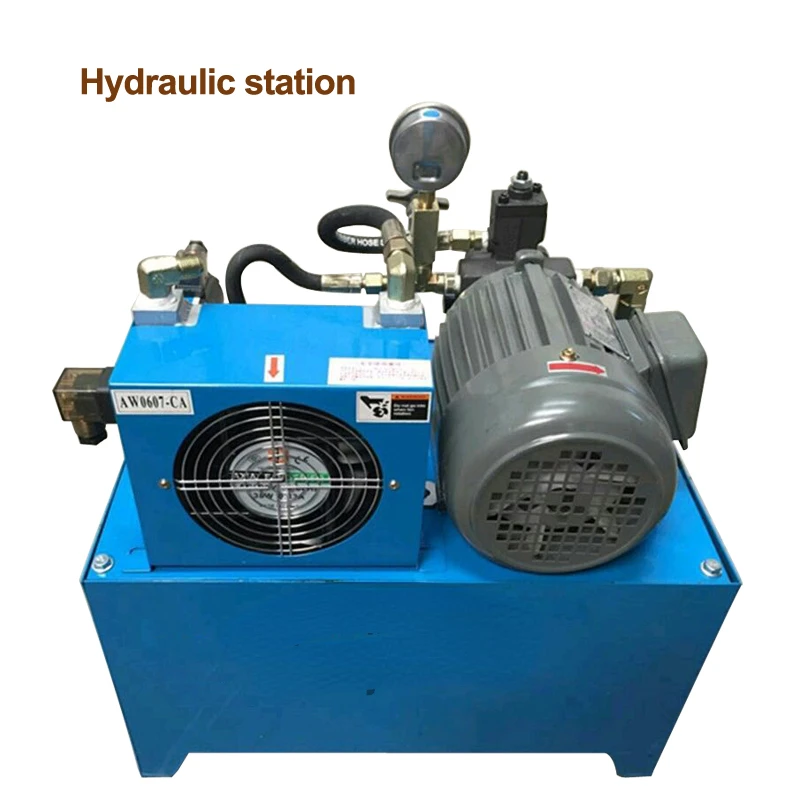 

1PC Hydraulic Station System Pump Machine 750W/1500W Hydraulic Oil Pump Station Take Nutrilite Shaft 40L Air Cooling 220V