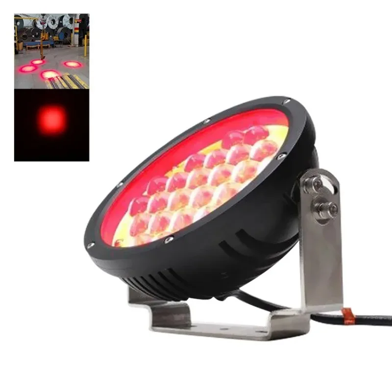 Overhead Crane Warning Light 72W/120W Red Blue Spot Light Crane Safety System Signal Spotlight Operation Indicator Accessories