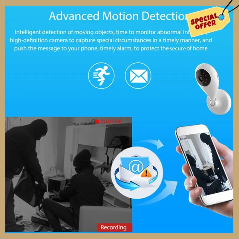 

Tuya Wifi Indoor IP Camera 1MP Tuya Wireless Smart Indoor Mini Portable 720P Camera-WMAN