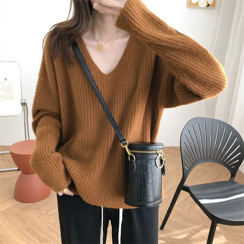 

Sweaters Jumpers Pullovers Woman Rockl Fall Asymmetric Neck Western Turtleneck Art Fleece Woolens Knitted Cashmere Modern Autumn