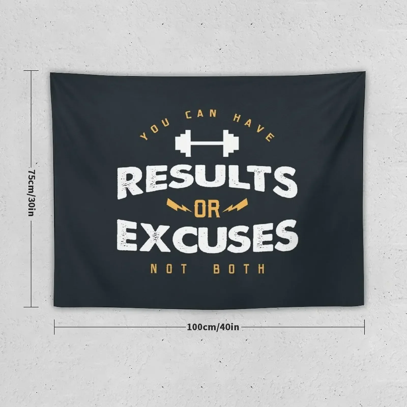 You can have Results or Excuses not both Tapestry Room Decorations Anime Decor Tapestry