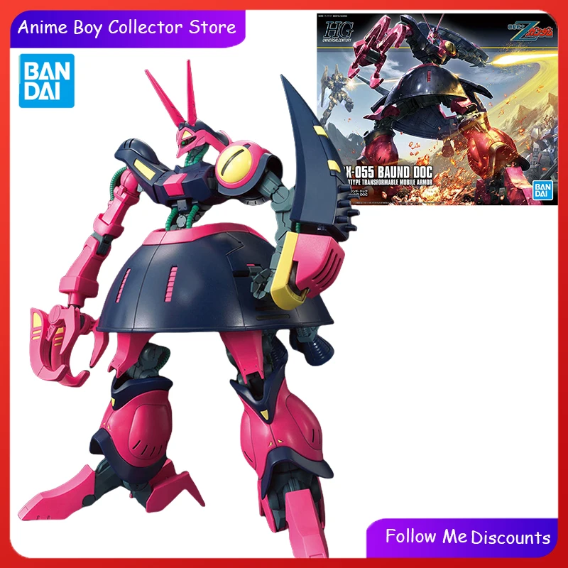 

Bandai Original GUNDAM HG UC 1/144 NRX-055 BAUND DOC Mobile Suit GUNDAM Anime Action Figure Toys for Kids Gift Collectible