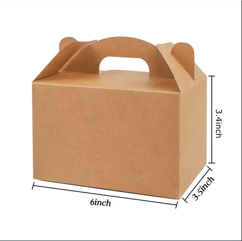 12 Stück Geschenkboxen mit Griffen Kleine Party-Gastgeschenke Süßigkeitenboxen für Hochzeit Geburtstag Babyparty Leckereien Kekse Snacks – Detail 4