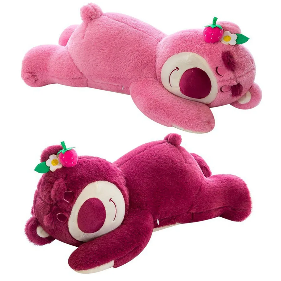 

1/10pcsDisney Toy Story Lotso Cute Bear Strawberry Sofa Plush Pillow Stuffed Toys Children Girls Friends Festivals Birthday Gift