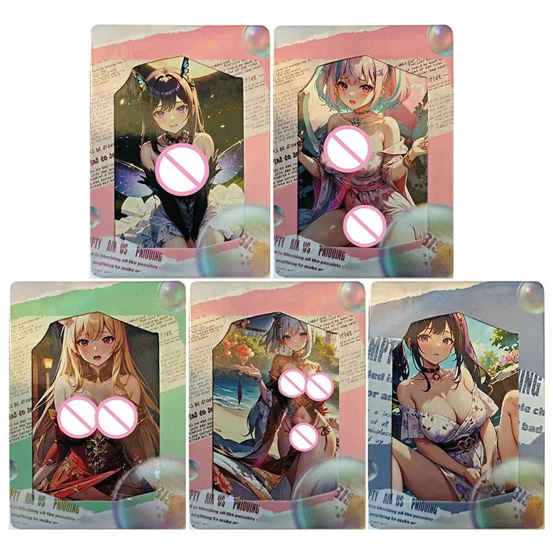 Anime Goddess Story Rare SLR XR Collectible Cards Firefly Sparkle Yae Miko Lumine Raiden Shogun Toys for boys Birthday Present