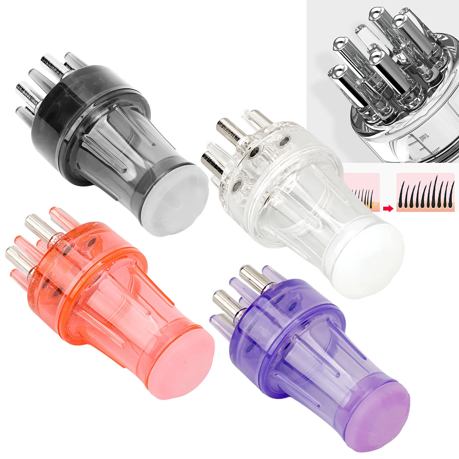 Hair Oil Applicator Comb Handheld Scalp Applicator Comb Prevent Leakage Hair Growth Oil Massage Comb 3ml Capacity