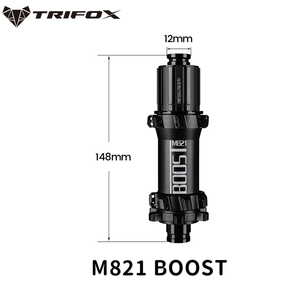 

Ступицы для горного велосипеда TRIFOX M821 Boost, 14 г 28 ч 12 мм * 148 мм, 4 подшипника, 6 болтов, дисковый тормоз AL7075, детали для велосипеда, заднее колесо Hu