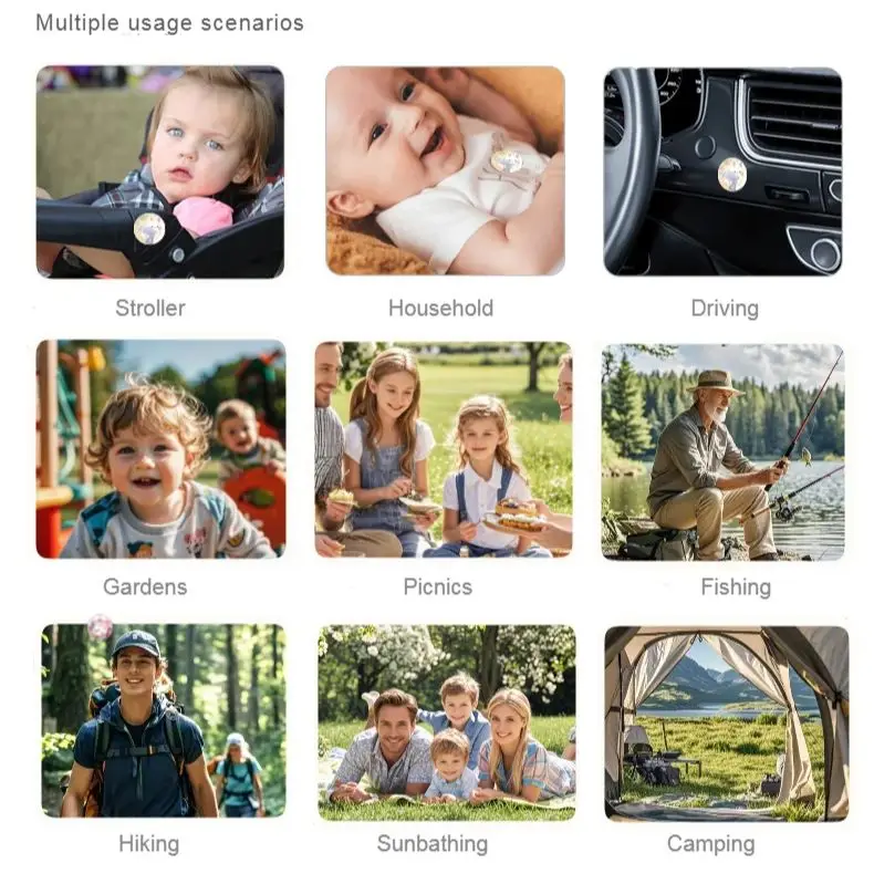 Children\'s Plant Essential Oil Mosquito Stickers Baby Essentials Outdoor Antimosquitos Newborn Essential Items 6pcs each pack
