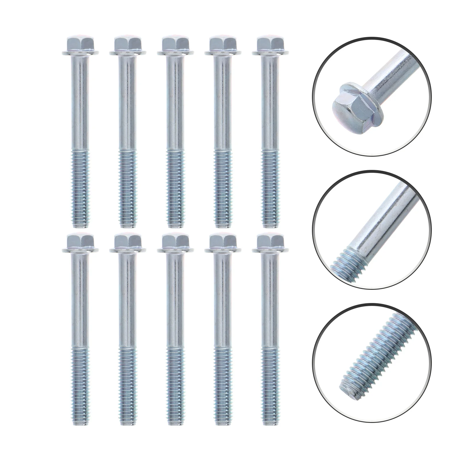 

10Pcs Engine Mounting Screws Durable Motorcycle Mount Bolt Set Reliable Engine Mounting Hardware Kit for Secure Installation