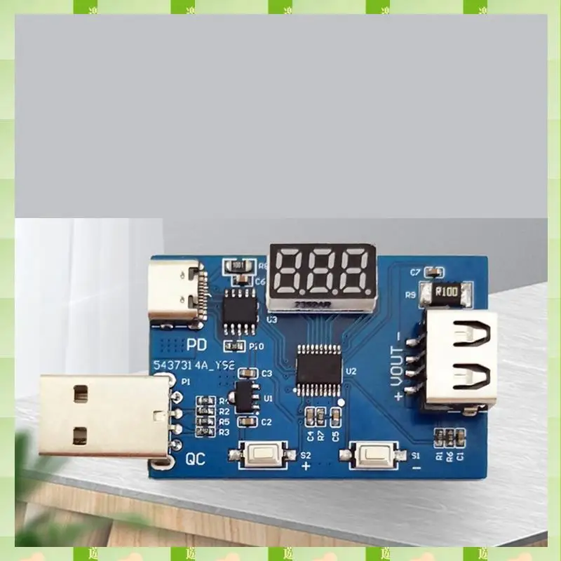 Модуль приманки QC2.0 QC3.0 PD3.0 2025, модуль приманки для печатной платы, 3,6-20 В, регулируемое многофункциональное напряжение, зарядная головка, тестовый модуль старения, QC