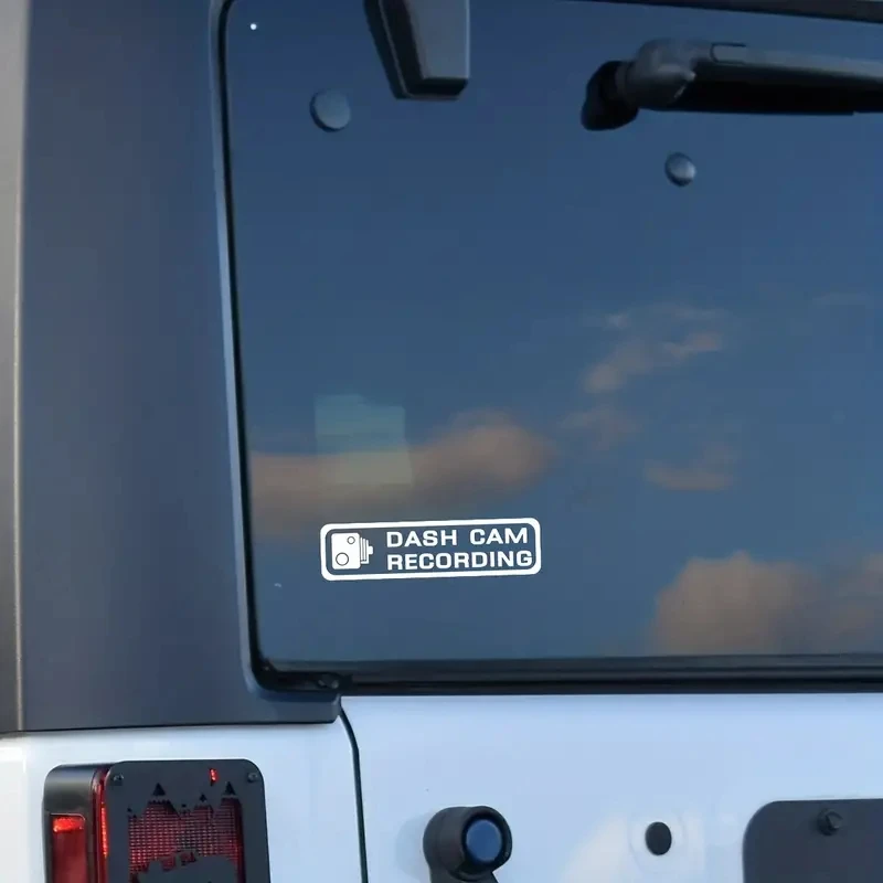 

1 pc charmimg DASH CAM RECORDING Car Sticker Windshield Decal HD CAMERA CAM Auto Performance Parts Auto Performance Body