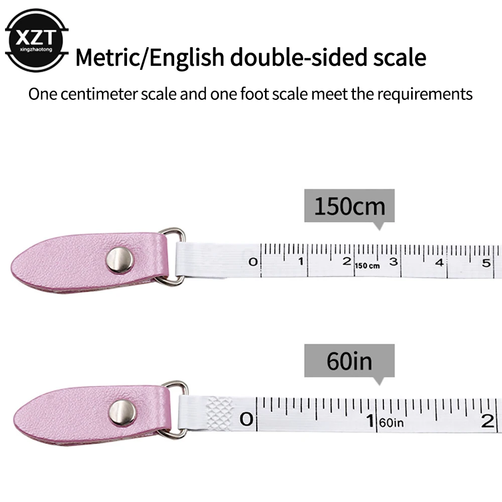Creative 150cm 60 "Portable Retractable Ruler Tape Measures Height Children Ruler Centimeter Inch Roll Tape