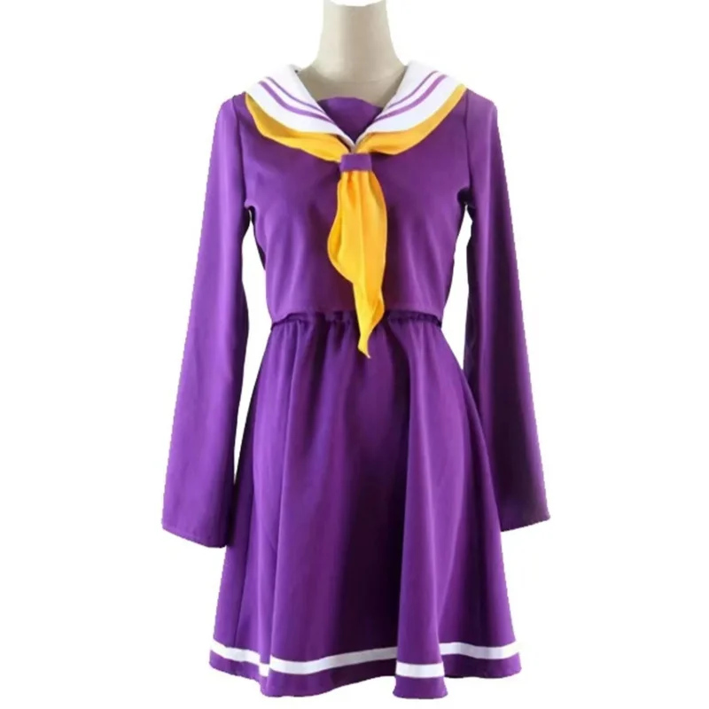 Disfraz de Shiro No Game No Life Unisex, vestido gótico de Anime de Lolita, trajes de fiesta de Halloween yj4k