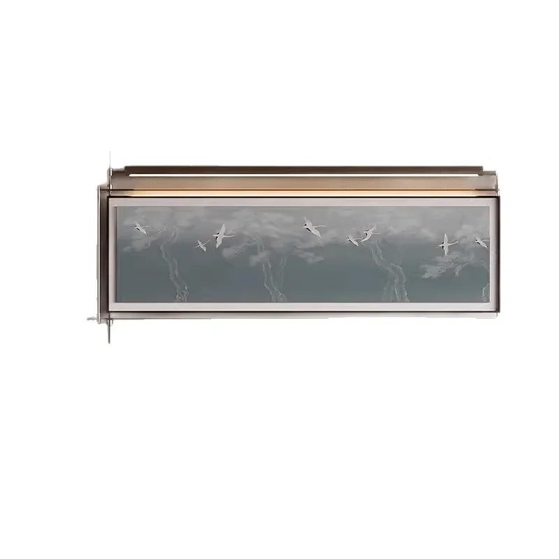 New Chinese Style Antique Flower Landscape Bedroom Bedside Living Room Sofa Background Wall High-end Iron Art Hanging Paintings