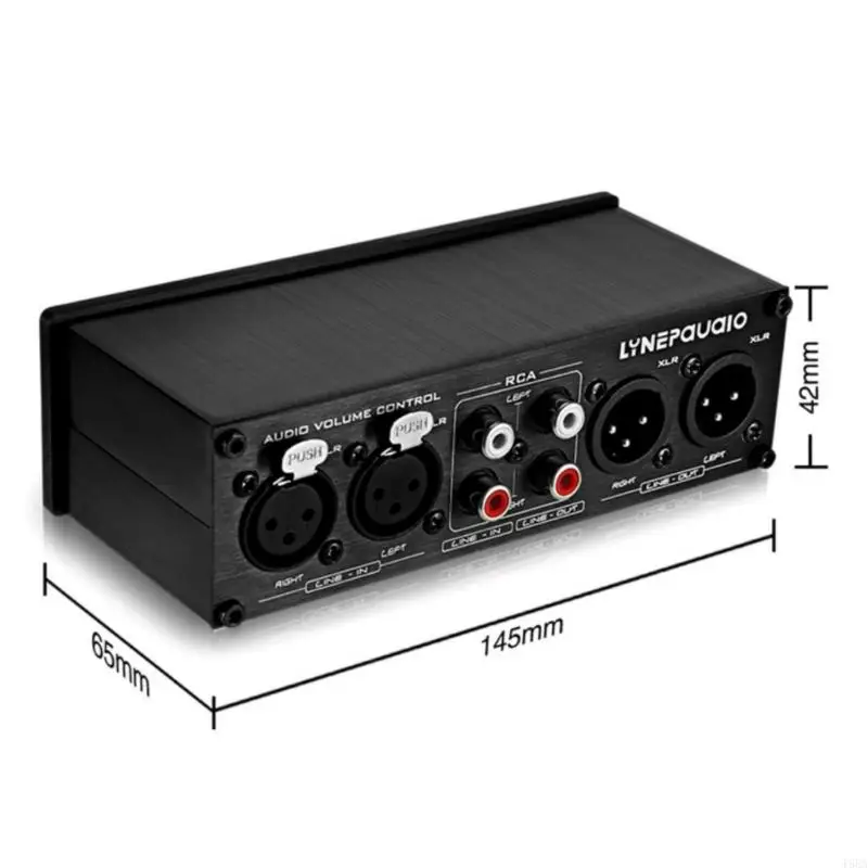 T5EA 2入力2出力完全バランス信号パッシブステレオセレクタースイッチャースイッチャーサウンドコンバーターボリューム調整可能