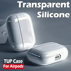 Clear Earphone Case Compatible For Apple AirPods Pro 2nd Generation Protective Case Cover For AirPods 1 2 3 Silicone Shockproof