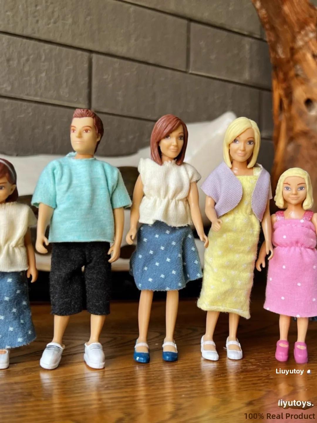 Lundby Dolls Moveable Joint Dolls Vintage Toy House Creative Prank Toys for Children Age 6 And above ex