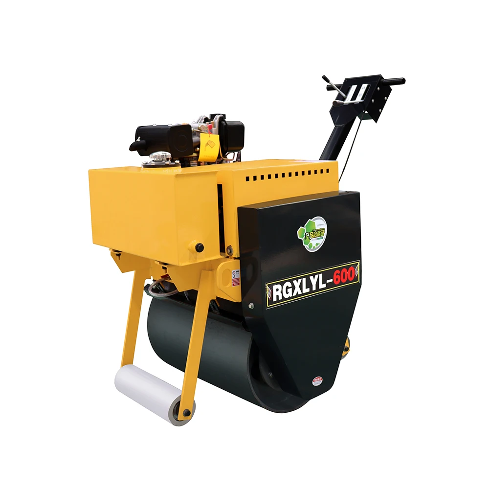 Image 5: Petit rouleau vibratoire à tambour unique adapté à la construction routière - Vente chaude
