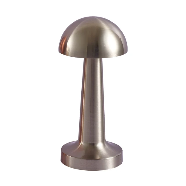 Retro Table Lamp Metal Touch Decor for Bar Coffee Restaurant Decoration Light Desk LED Rechargeable Night Light Bedroom Decor image 3