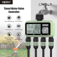 Temporizador de riego digital de 4 salidas