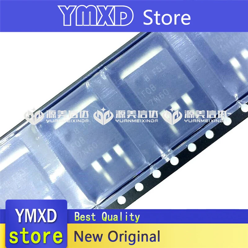 10ピース/ロット新オリジナル7N60 FQB7N60 SSW7N60 7.4A 600V-263 lcdパネル使用される在庫