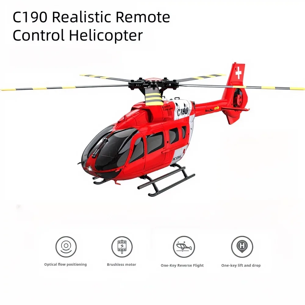 RC ERA C190 rc helicopter, like the real H145 optical flow positioning gyro stabilized remote control aircraft adult toy