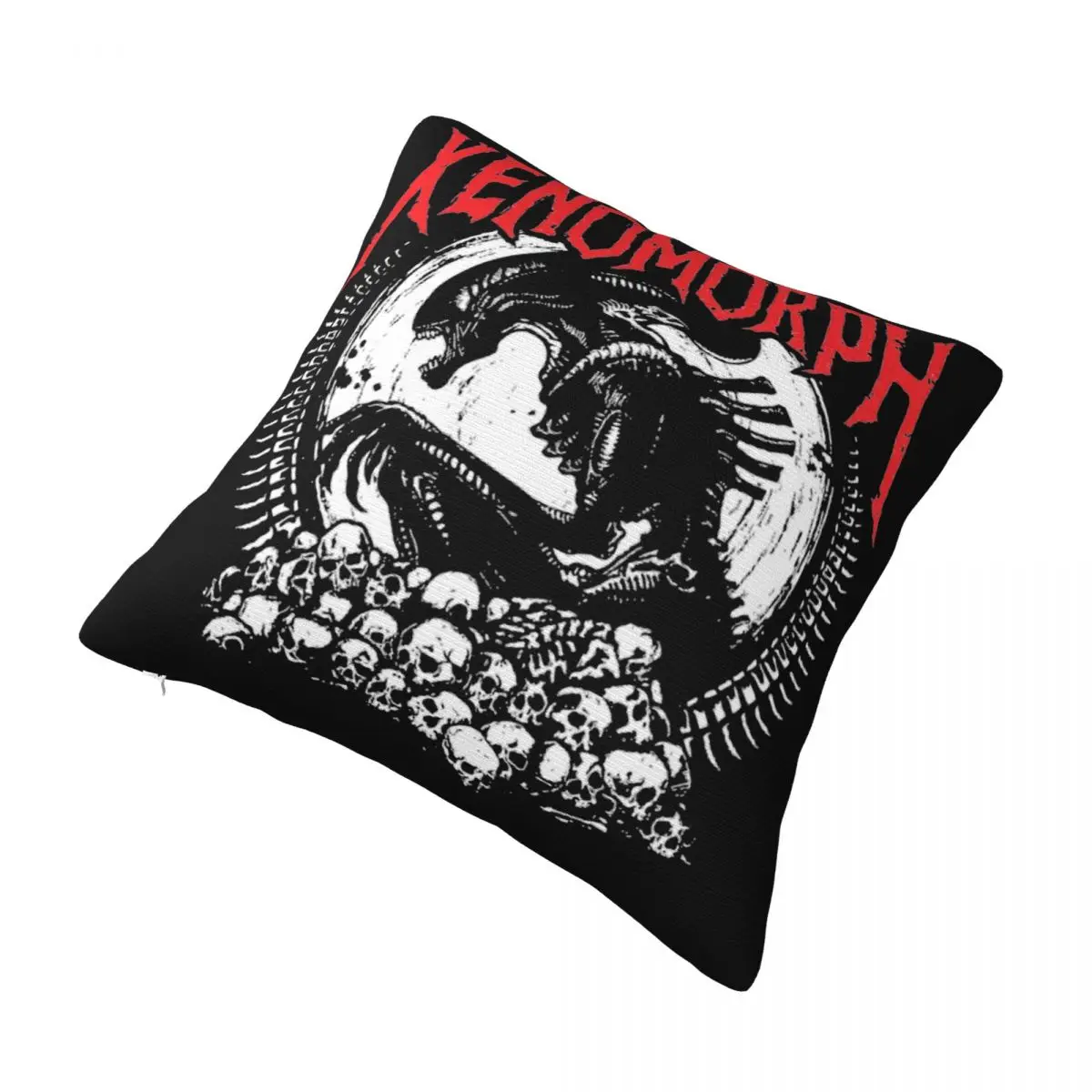 Death Metal Xenomorph Alien Movie federa stampa fodera per cuscino fodera per cuscino decorativo cerniera per la casa 40*40cm