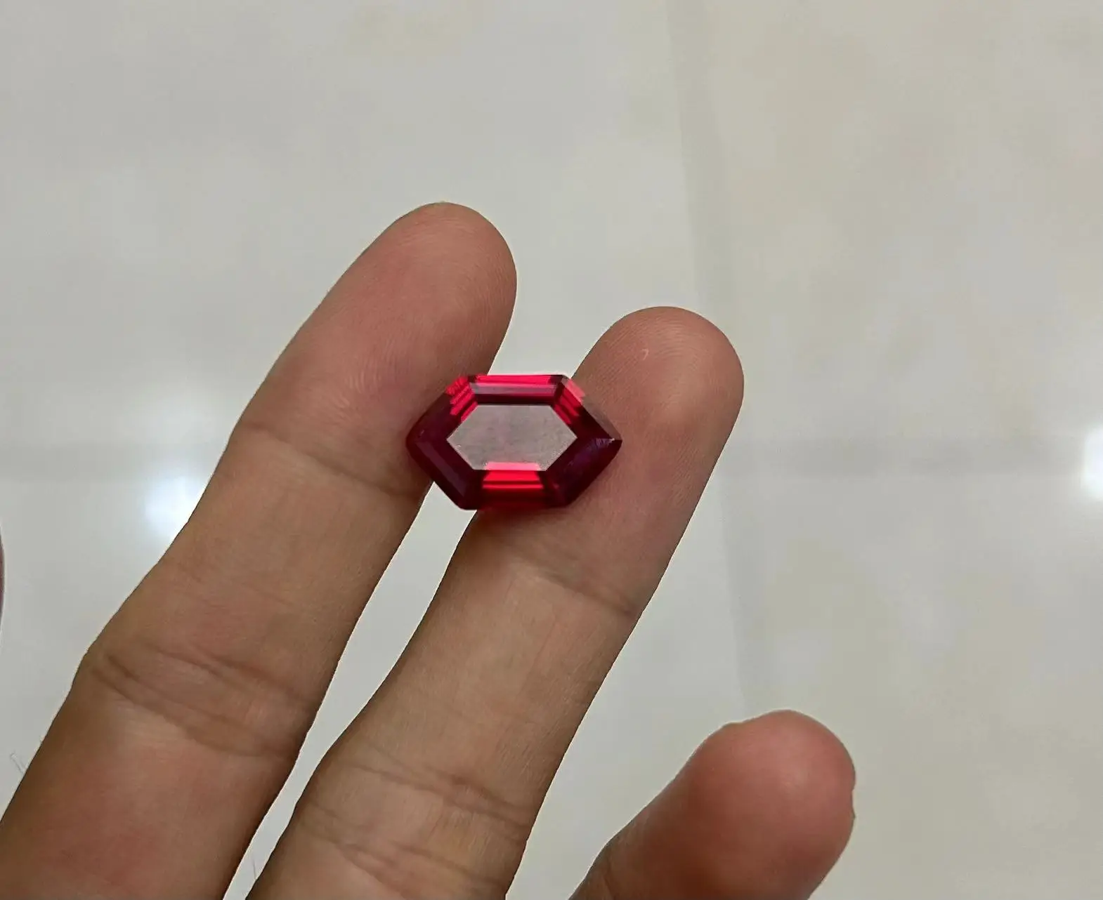 Ruby 10*16mm thickness 6mm bare stone inlay a variety of objects very good-looking ruby ring pendant necklace inlay are very goo