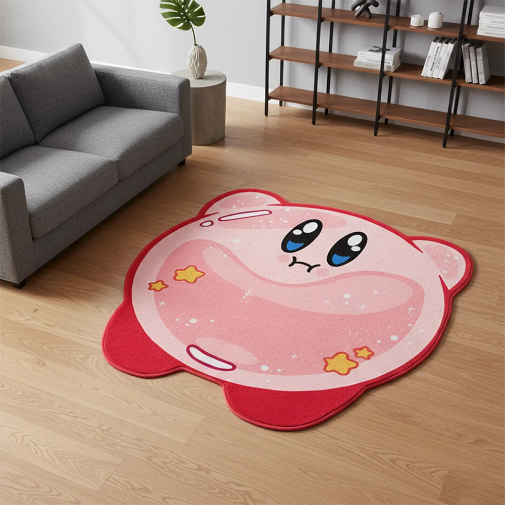 أنيمي البساط Gengar Eevee Umbreon Pokémon Kirby تصميم فريد من نوعه، حصيرة الحيوانات الأليفة، سجادة أرضية/قدم ناعمة، بطانية زخرفية ناعمة، حصيرة ألعاب