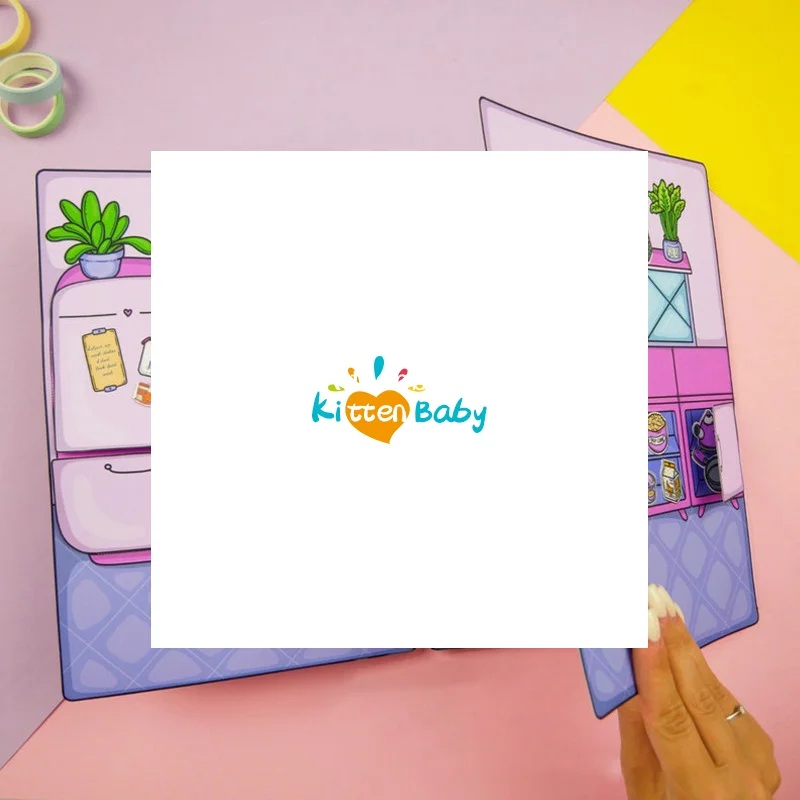 

Набор для творчества: Милая тихая книжка-раскраска для девочек, наклейки для переодевания, игрушки-пазлы ручной работы, игрушки-антистресс, набор материалов, подарки для детей