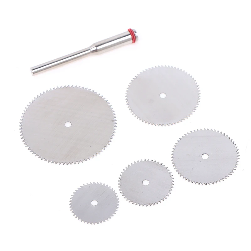 6PCS/set Stainless Steel Slice Metal Cutting Disc With 1 Mandre For Rotary Tools 16 18 22 25 32mm Cutting Disc Hand Tools New image 6