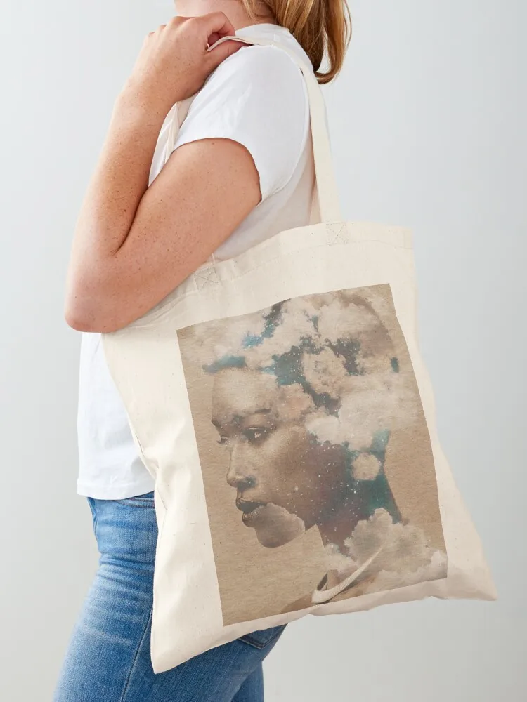 

cloudy cloudy Tote Bag shopper bag woman Canvas Portable shopping bag