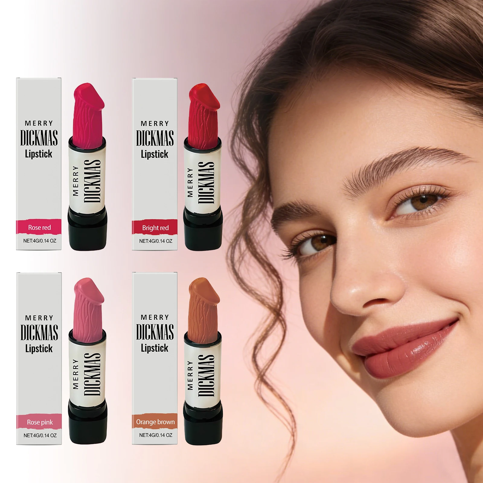 Meerkleurige lippenstift Blijvend Waterdicht Zacht Hydraterend Natuurlijk gepigmenteerd Gemakkelijk Lipvormend Matte textuur Perfecte lipgloss